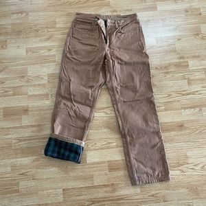 Fire Hose Flannel-Lined Relaxed Fit 5-Pocket Pants